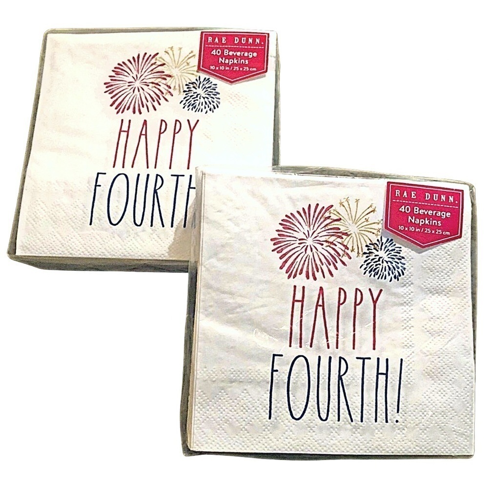 Rae Dunn Napkins Set of Two - 20 napkins per pack
